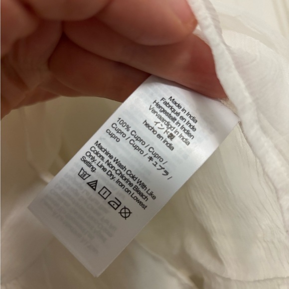 J. Crew Women's Ivory Ruffle Blouse - Picture 5 of 9